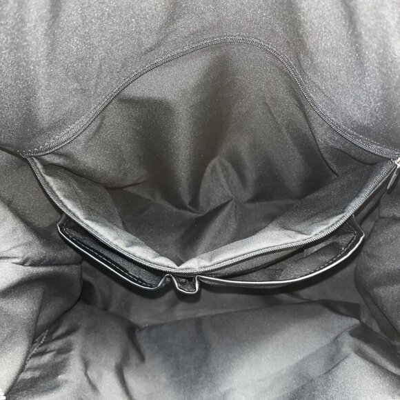 AMC Networks Black Nylon & Leather  Adjustable Shoulder Strap Duffle Bag Sz XL - Picture 10 of 12